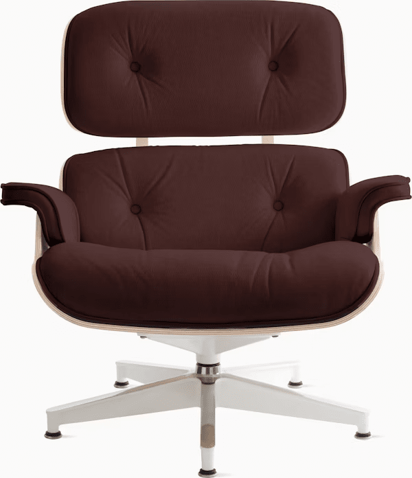 Eames Lounge Chair in White Ash lounge chair herman miller