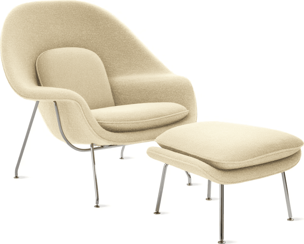 Womb Chair and Ottoman lounge chair Knoll