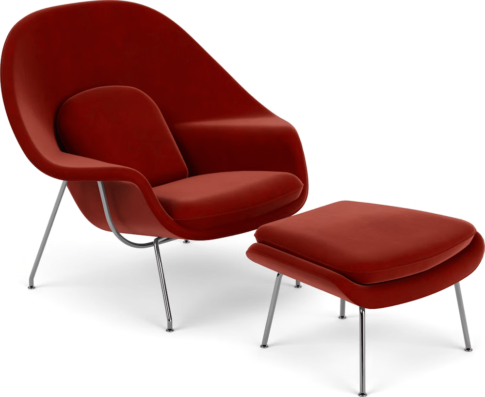 Womb Chair and Ottoman lounge chair Knoll