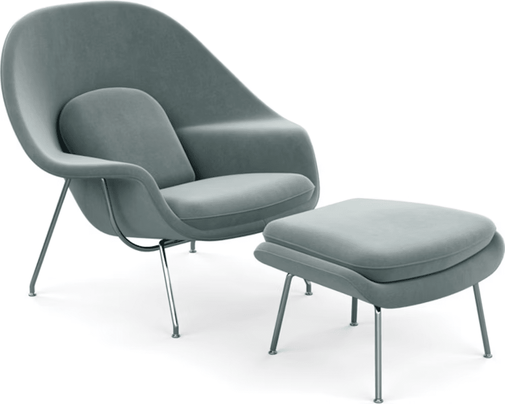 Womb Chair and Ottoman lounge chair Knoll