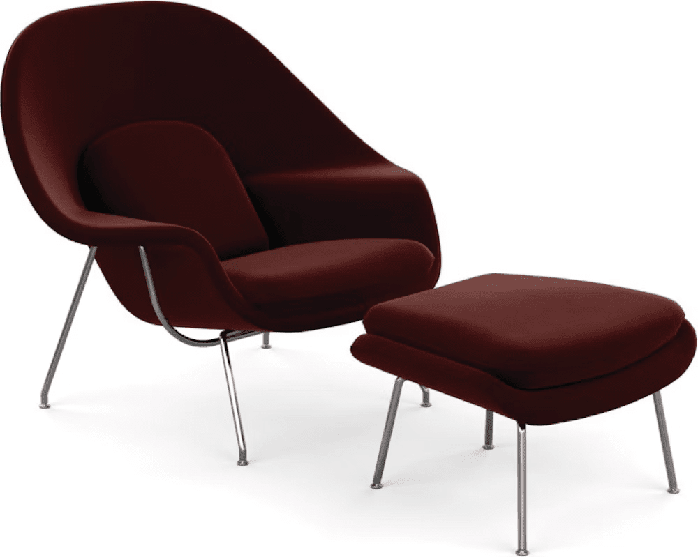 Womb Chair and Ottoman lounge chair Knoll