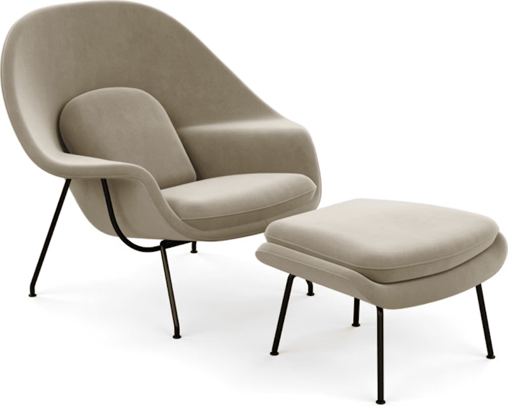 Womb Chair and Ottoman lounge chair Knoll