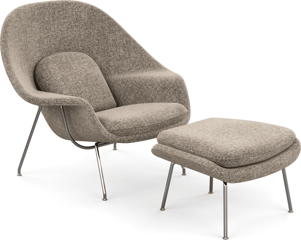 Womb Chair and Ottoman lounge chair Knoll