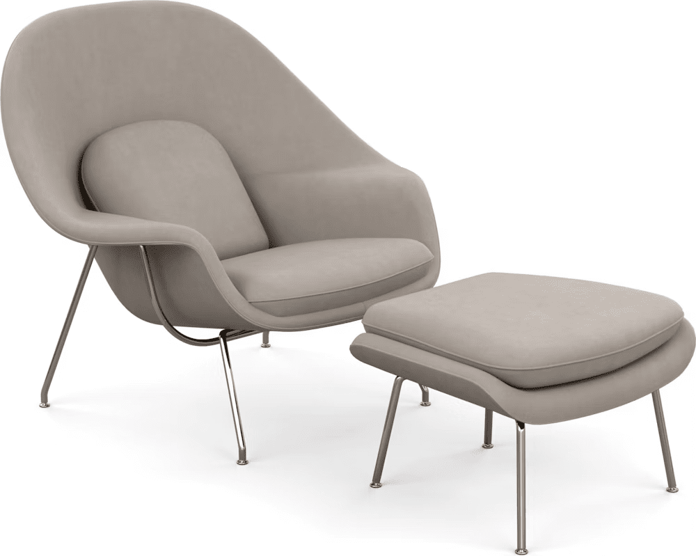 Womb Chair and Ottoman lounge chair Knoll