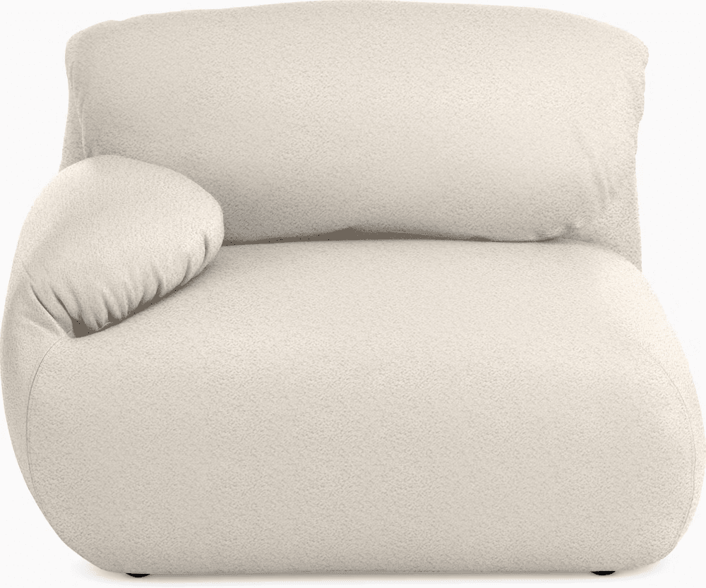 Luva Modular Single Seat One Arm Sofa Sofa herman miller