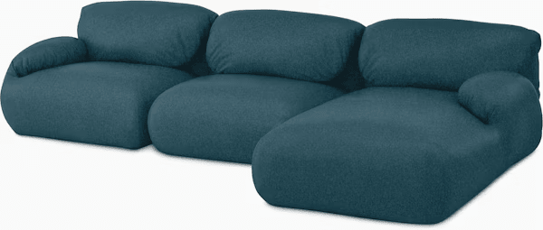 Luva Modular Sectional - Three Seater Sofas herman miller
