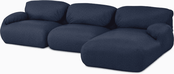 Luva Modular Sectional - Three Seater Sofas herman miller