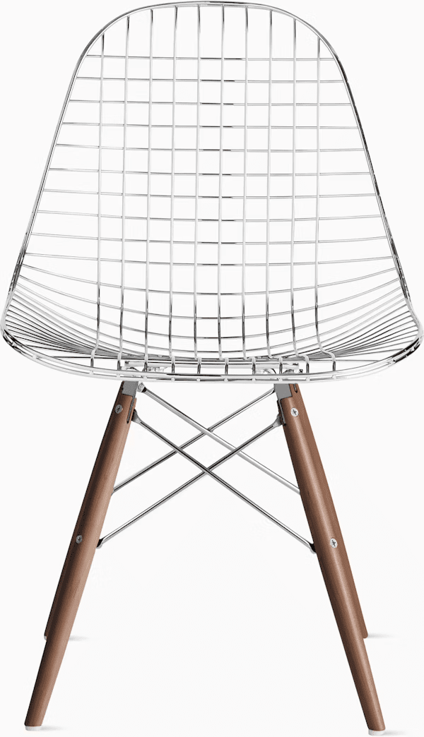 Eames Wire Chair with Bikini Pad Side/Dining herman miller