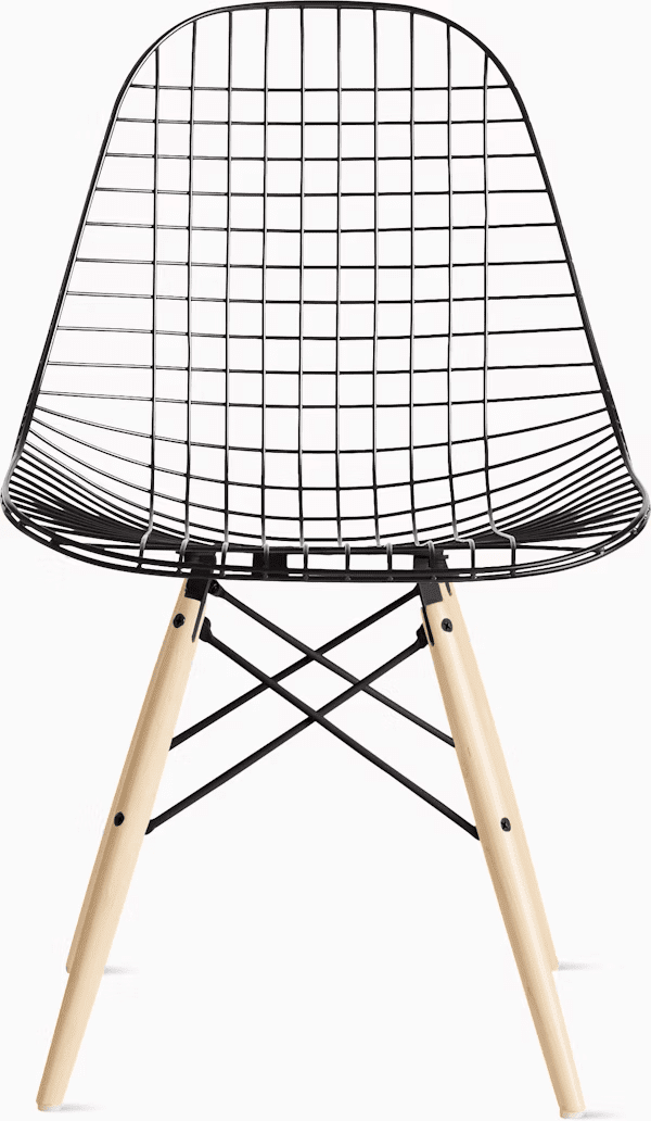 Eames Wire Chair with Bikini Pad Side/Dining herman miller
