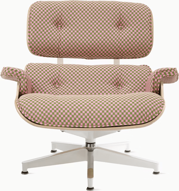 Eames Lounge Chair in White Ash lounge chair herman miller