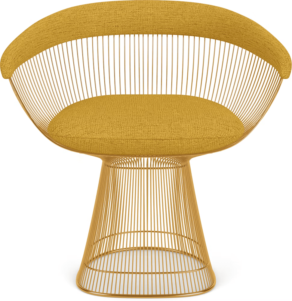 Platner Arm Chair - Gold Side/Dining Knoll