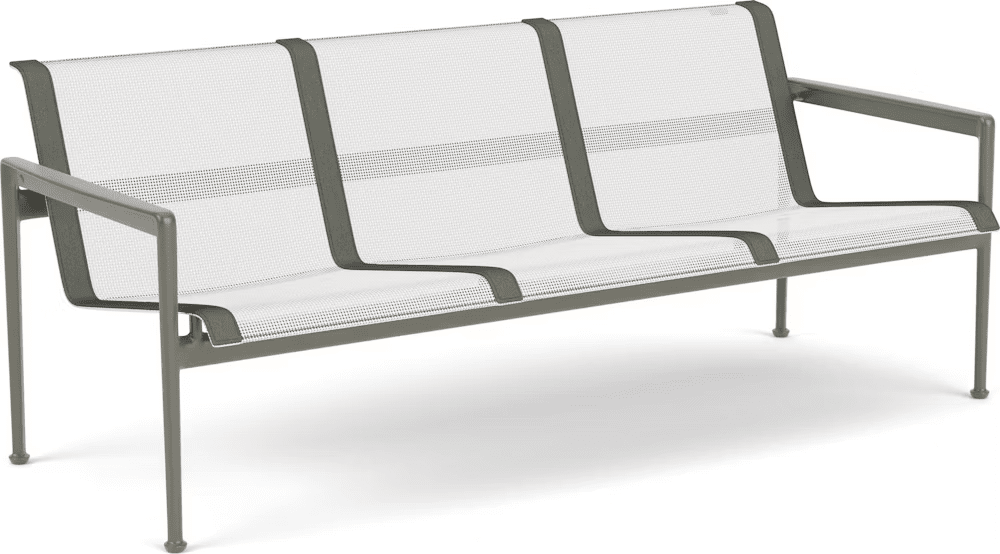 1966 Three Seat Lounge Chair With Arms Outdoors Knoll