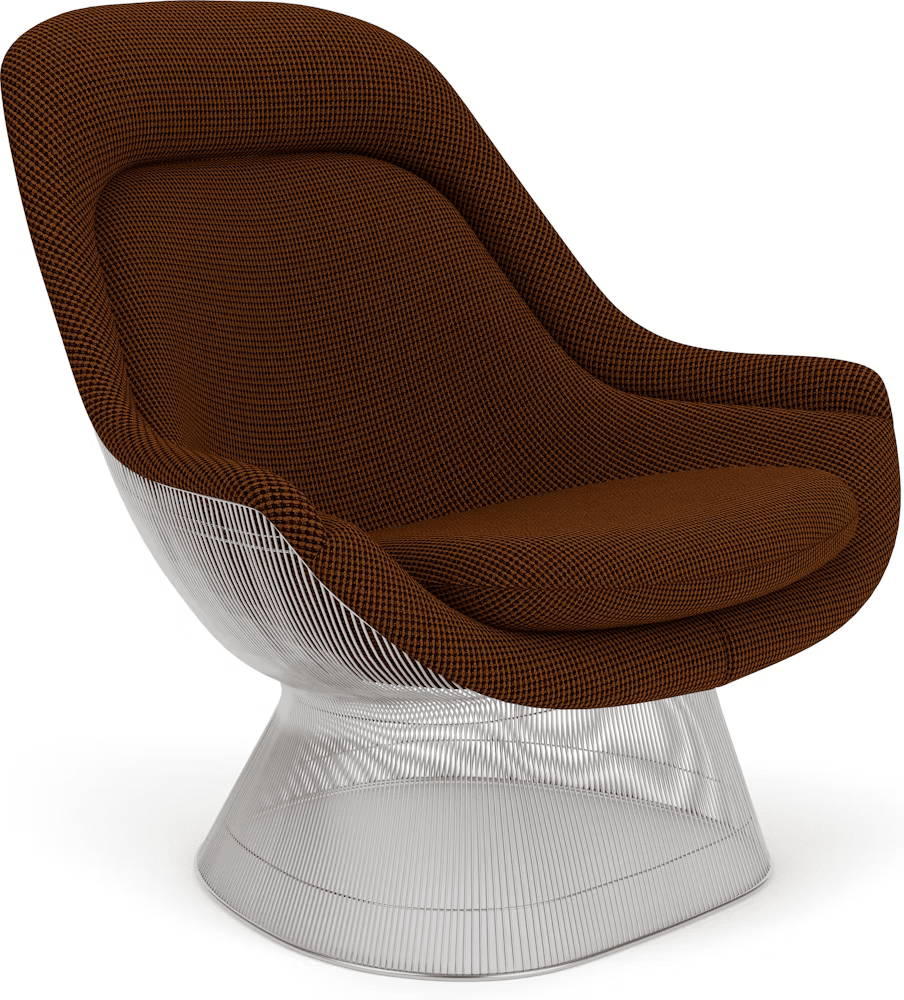 Platner Polished Nickel Easy Chair lounge chair Knoll