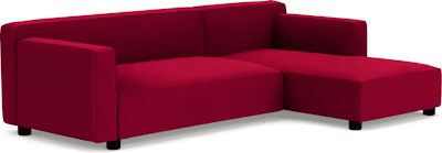 Barber Osgerby Asymmetric Sofa with Chaise Sofa Knoll