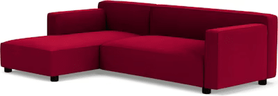 Barber Osgerby Asymmetric Sofa with Chaise Sofa Knoll