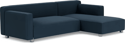Barber Osgerby Asymmetric Sofa with Chaise Sofa Knoll