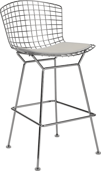Bertoia Stool with Seat Pad bar seating Knoll