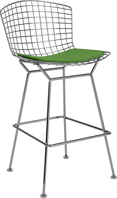 Bertoia Stool with Seat Pad bar seating Knoll