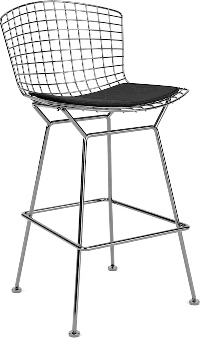 Bertoia Stool with Seat Pad bar seating Knoll