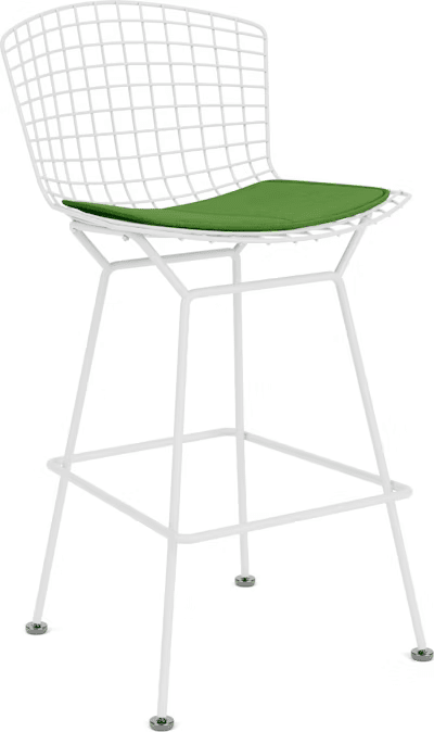 Bertoia Stool with Seat Pad bar seating Knoll