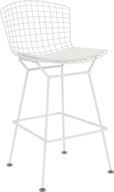 Bertoia Stool with Seat Pad bar seating Knoll