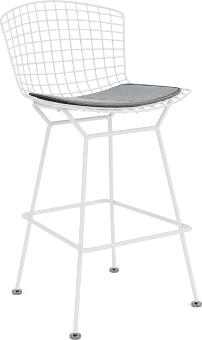 Bertoia Stool with Seat Pad bar seating Knoll