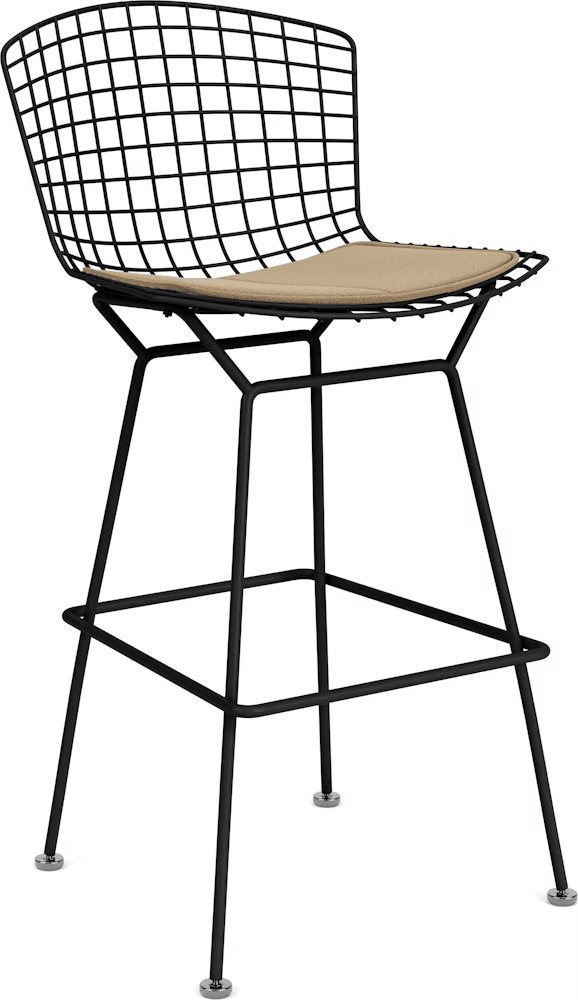 Bertoia Stool with Seat Pad bar seating Knoll