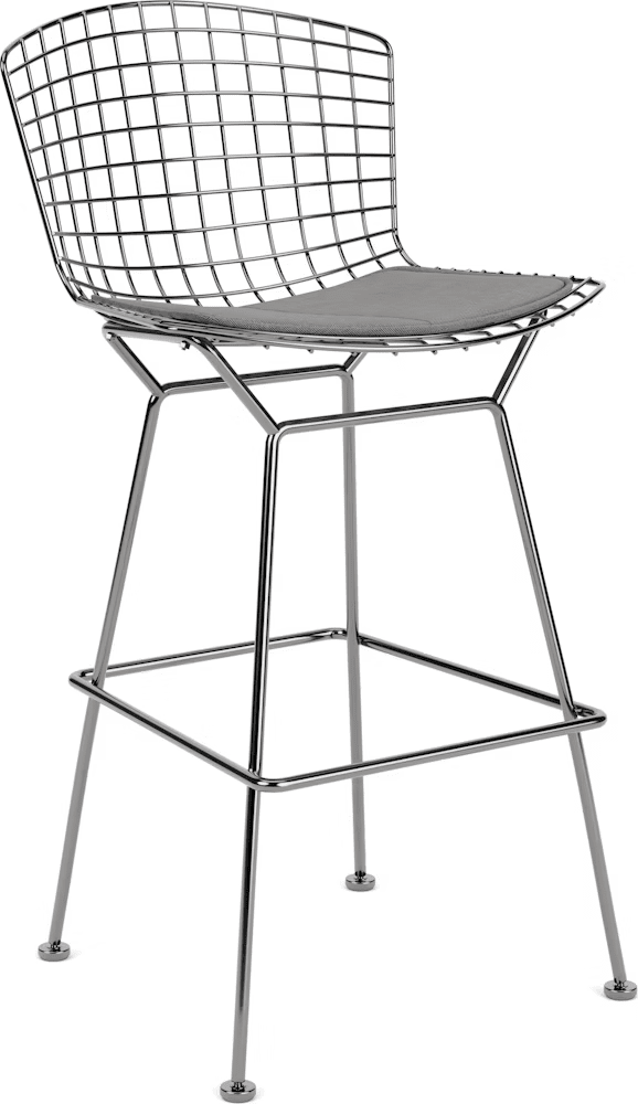 Bertoia Stool with Seat Pad bar seating Knoll