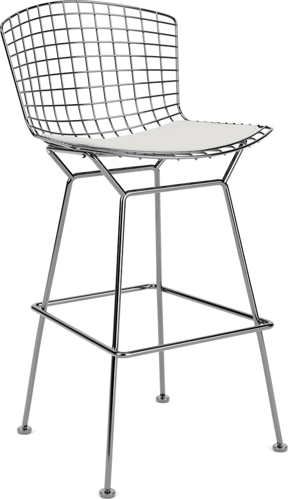 Bertoia Stool with Seat Pad bar seating Knoll