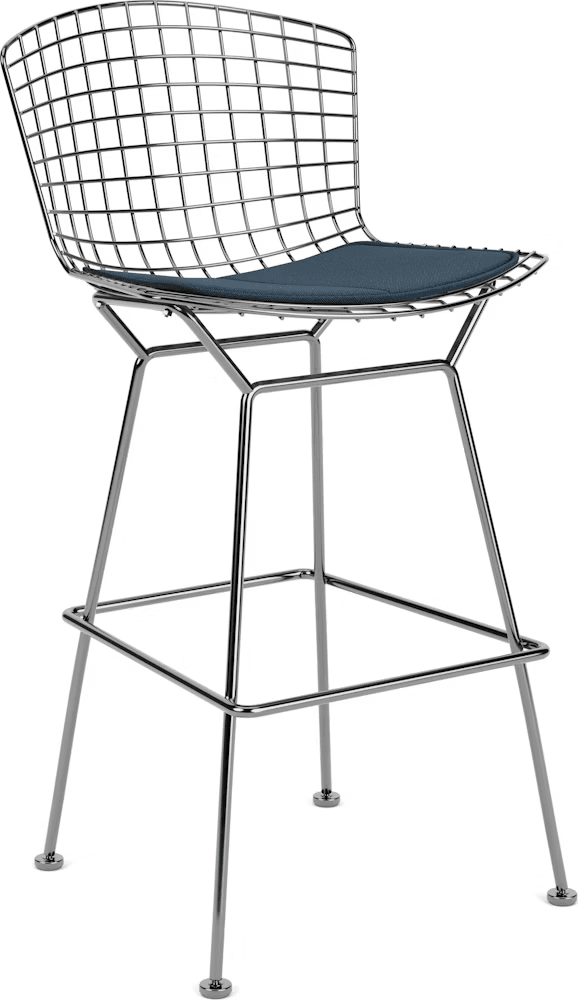 Bertoia Stool with Seat Pad bar seating Knoll