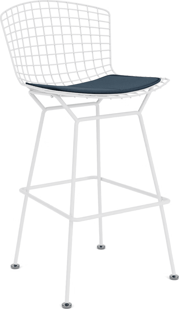 Bertoia Stool with Seat Pad bar seating Knoll