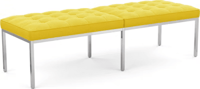 Florence Knoll Relaxed Three Seat Bench Benches Knoll