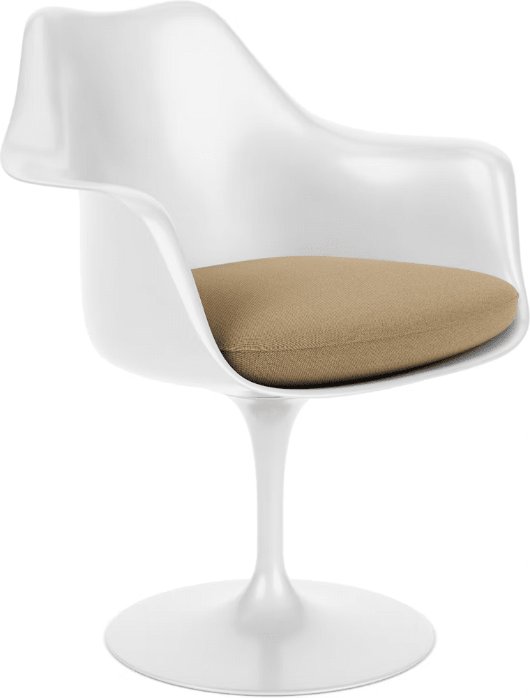Saarinen Tulip Arm Chair Upholstered Side/Dining Knoll
