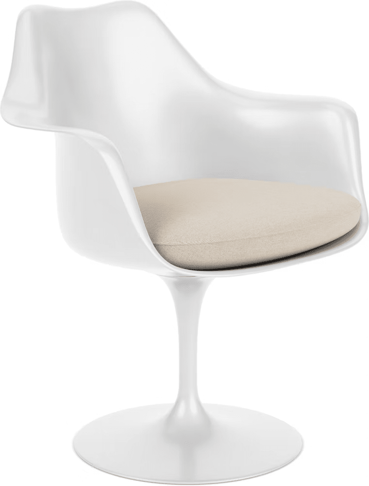 Saarinen Tulip Arm Chair Upholstered Side/Dining Knoll