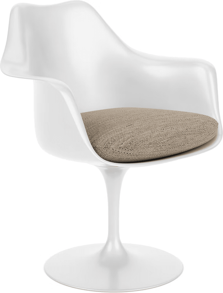 Saarinen Tulip Arm Chair Upholstered Side/Dining Knoll