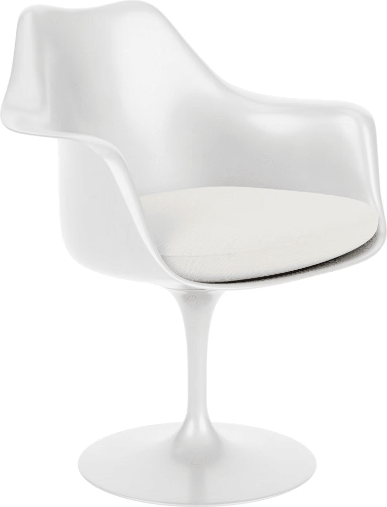 Saarinen Tulip Arm Chair Upholstered Side/Dining Knoll