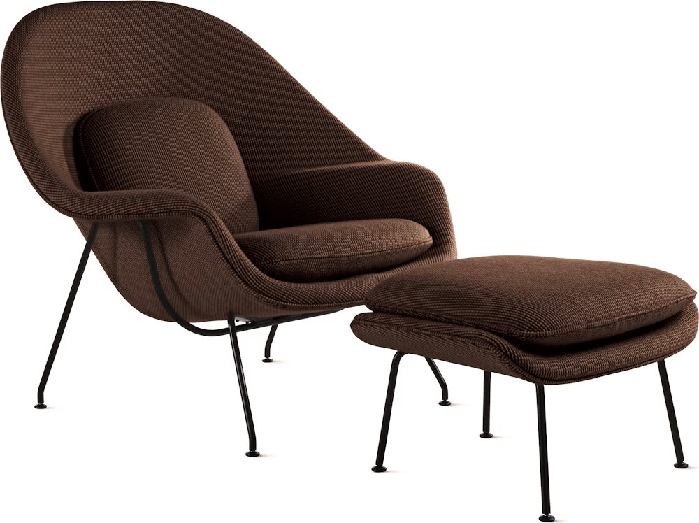 Womb Chair and Ottoman lounge chair Knoll