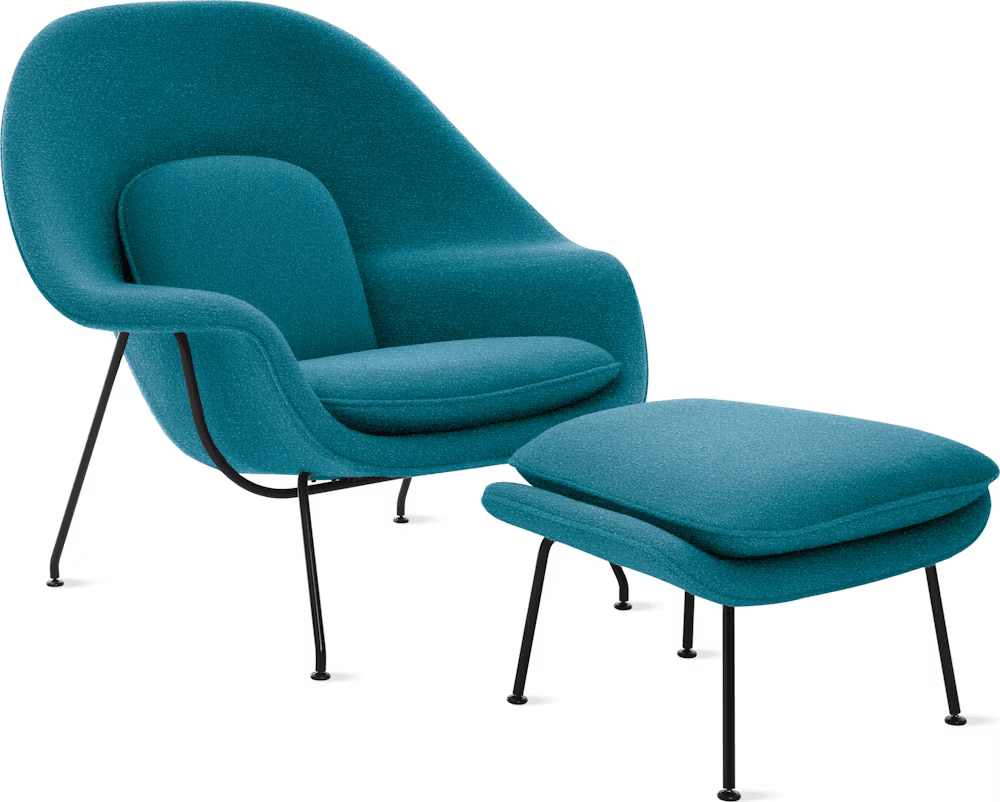 Womb Chair and Ottoman lounge chair Knoll