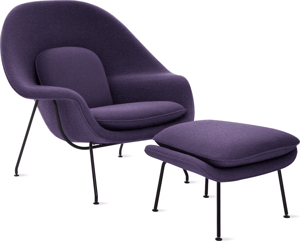 Womb Chair and Ottoman lounge chair Knoll