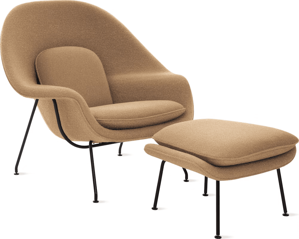 Womb Chair and Ottoman lounge chair Knoll