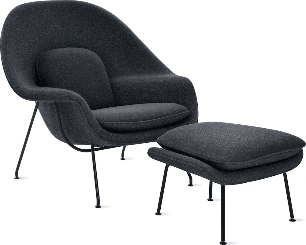 Womb Chair and Ottoman lounge chair Knoll