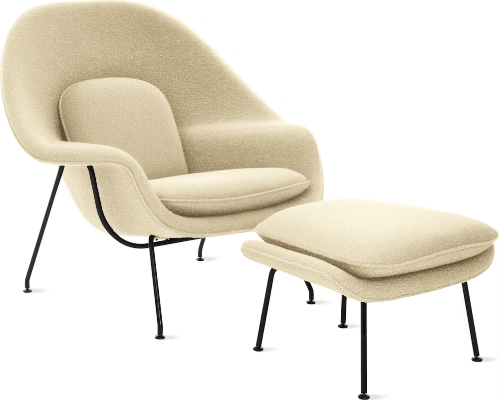 Womb Chair and Ottoman lounge chair Knoll