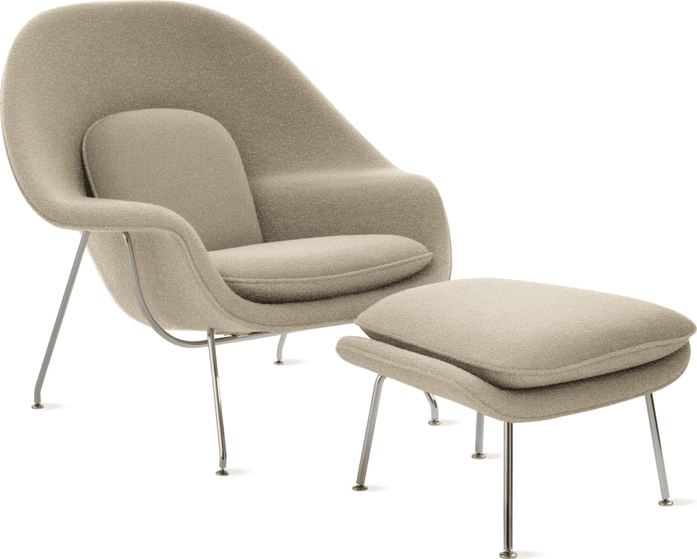 Womb Chair and Ottoman lounge chair Knoll