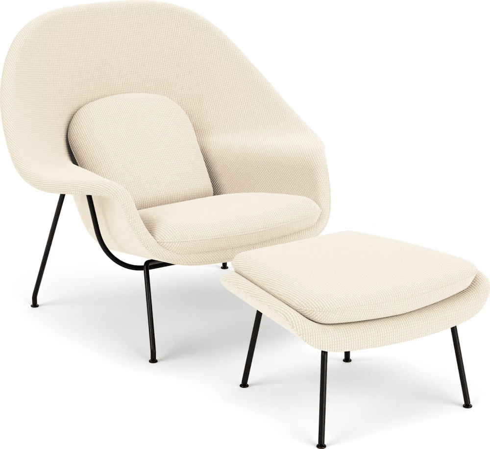 Womb Chair and Ottoman lounge chair Knoll