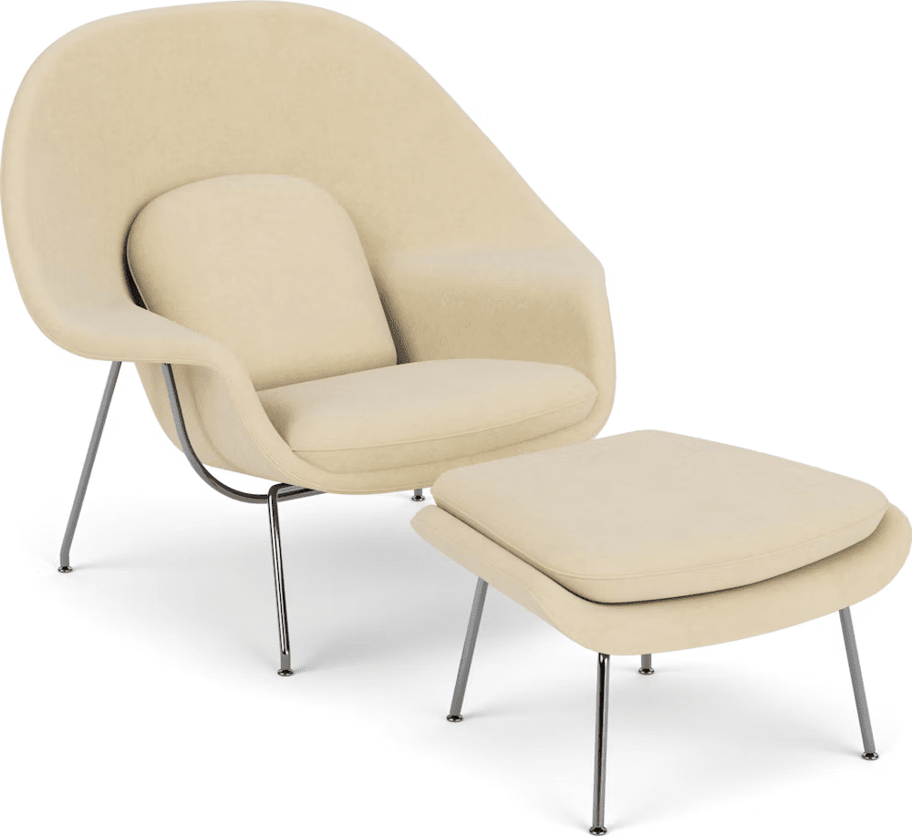 Womb Chair and Ottoman lounge chair Knoll