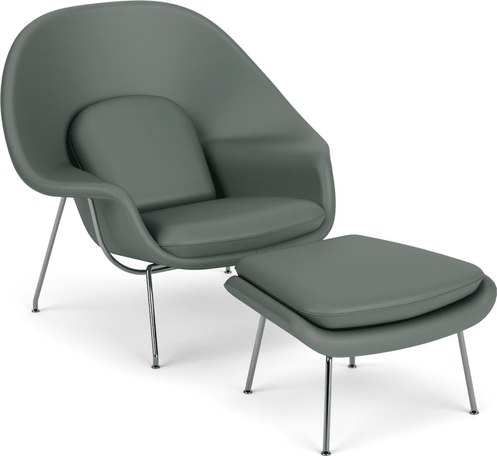 Womb Chair and Ottoman lounge chair Knoll