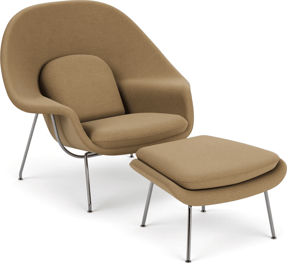 Womb Chair and Ottoman lounge chair Knoll