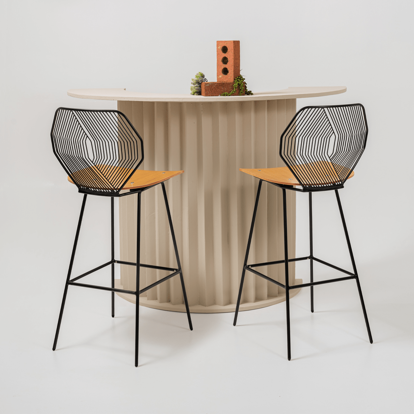 Wood & Wire Bar Stool Stools Bend Goods
