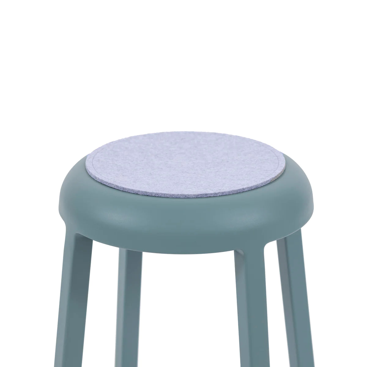 Za Seat Pad Accessories Emeco Light Blue Felt