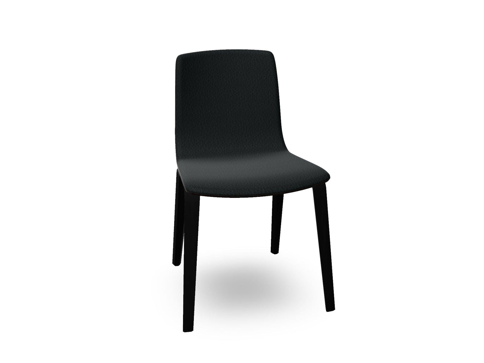 Aava 02 Wooden Chair with Front Upholstery Chairs Arper